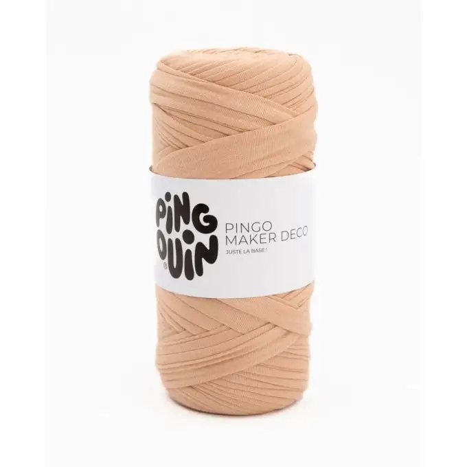 Pelota di filato per maglieria Maker Déco beige rosa - Pingouin