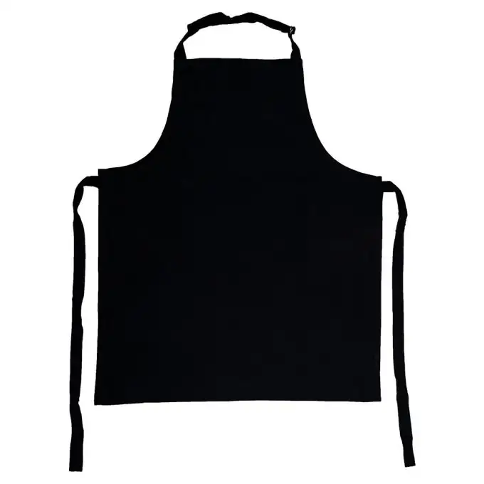 Grembiule essenziale nero 75x85cm