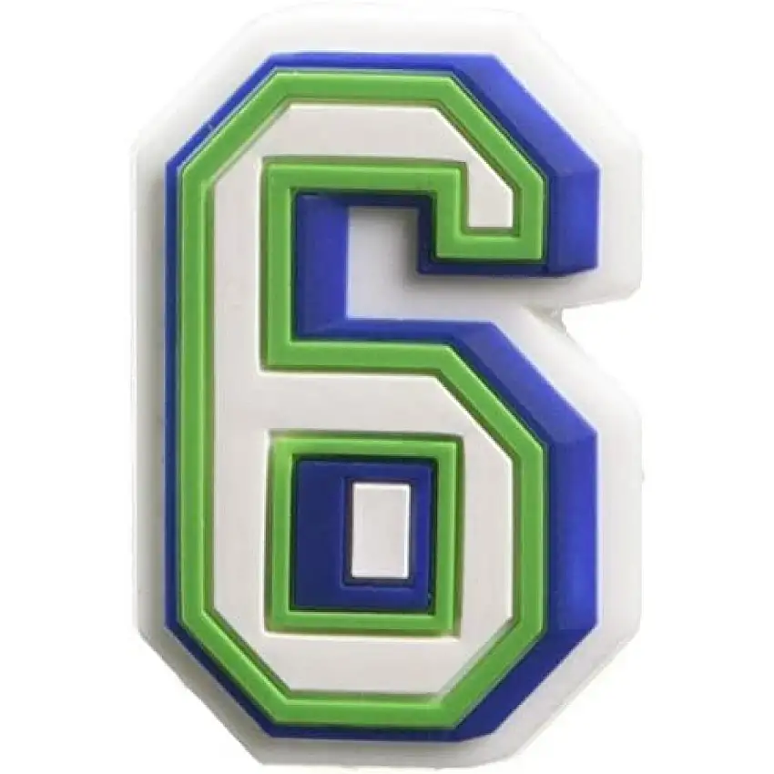 Clip jibbitz Crocs Clip Jibbitz Fun Number 6