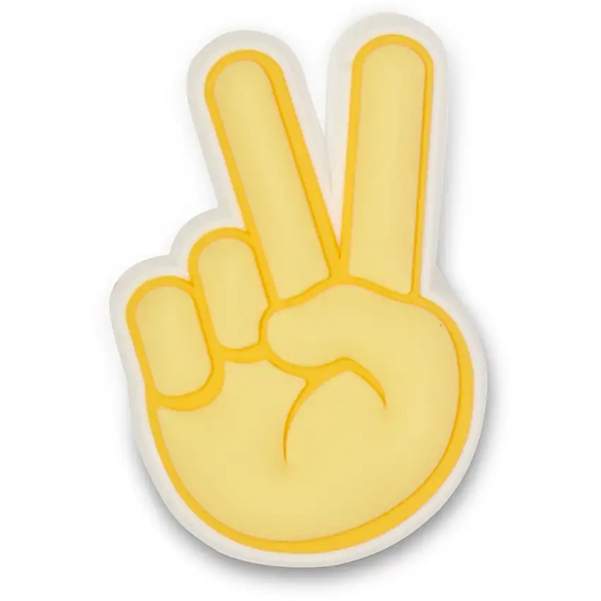 Clip jibbitz Crocs Peace Hand Sign