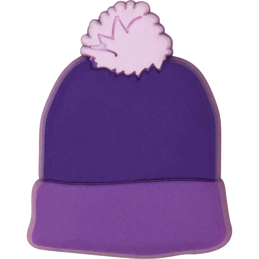 Clip jibbitz Crocs Purple Beanie