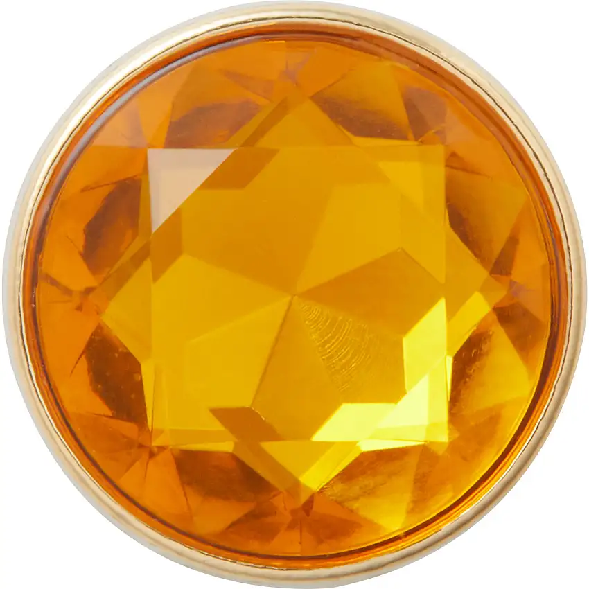 Clip jibbitz Crocs Sparkly Orange