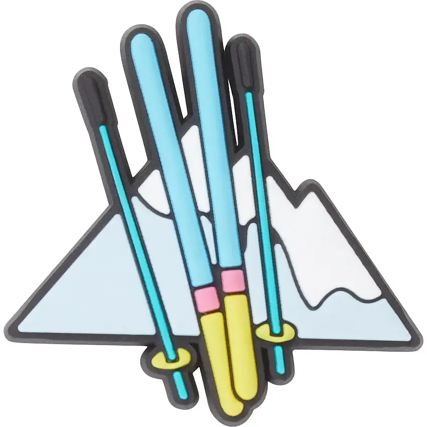 Clip jibbitz Crocs Ski Mountain Scene