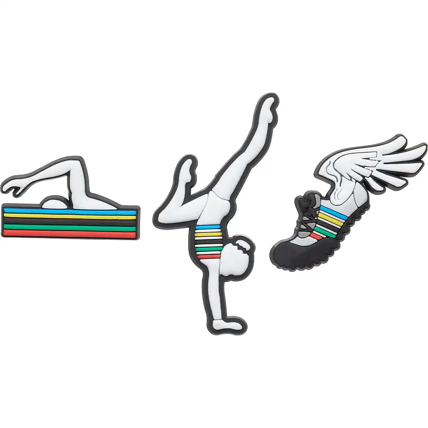 Set di 3 clip jibbitz Crocs Sporting Events