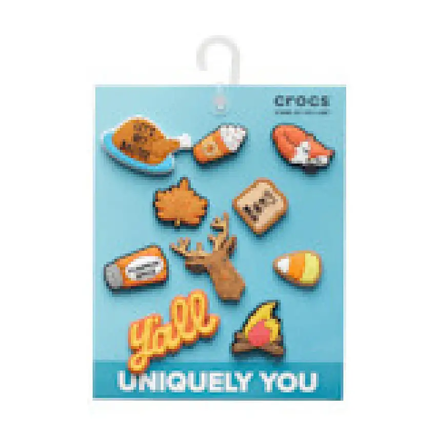 Confezione da 10 clip jibbitz Crocs Fall