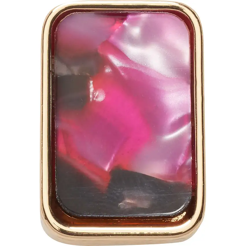 Clip jibbitz Crocs Pink Marble Rectangle