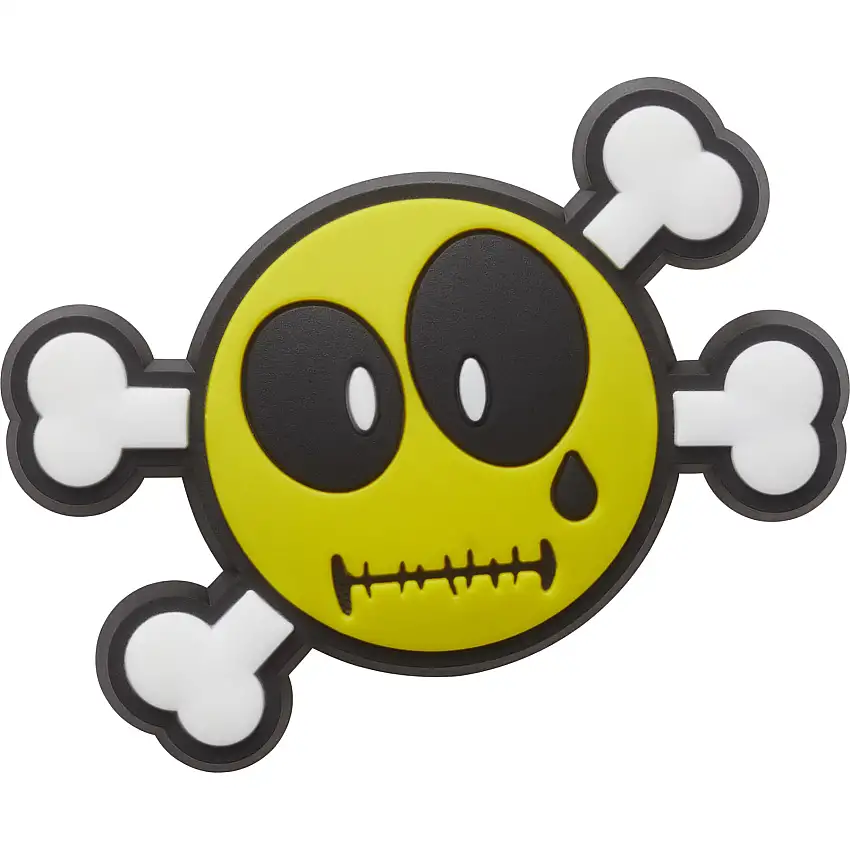 Clip jibbitz Crocs Smiley Brand Crossbones