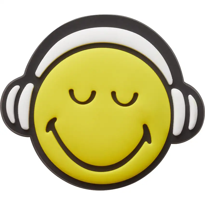 Clip jibbitz Crocs Smiley Brand Headphones