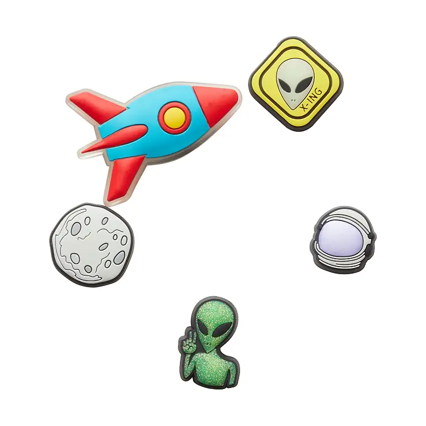 Set di 5 clip jibbitz Crocs OuterSpace5Pack
