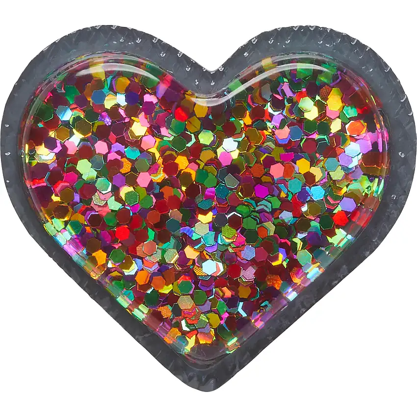 Clip jibbitz Crocs MultiGlitterHeart