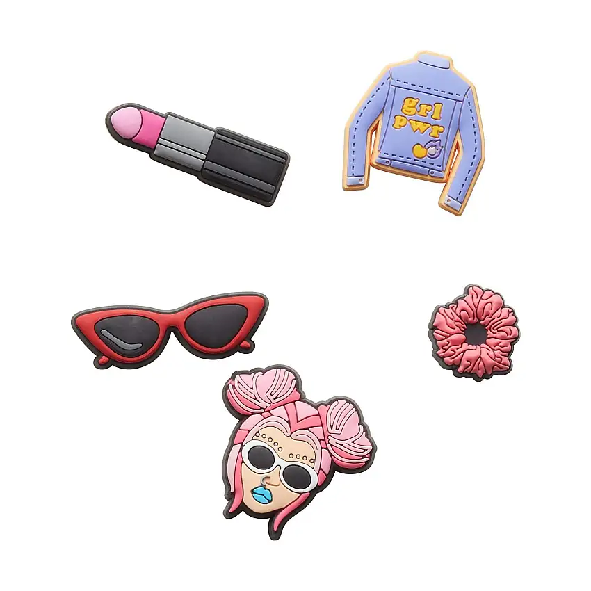 Set di 5 clip jibbitz Crocs Fashionista