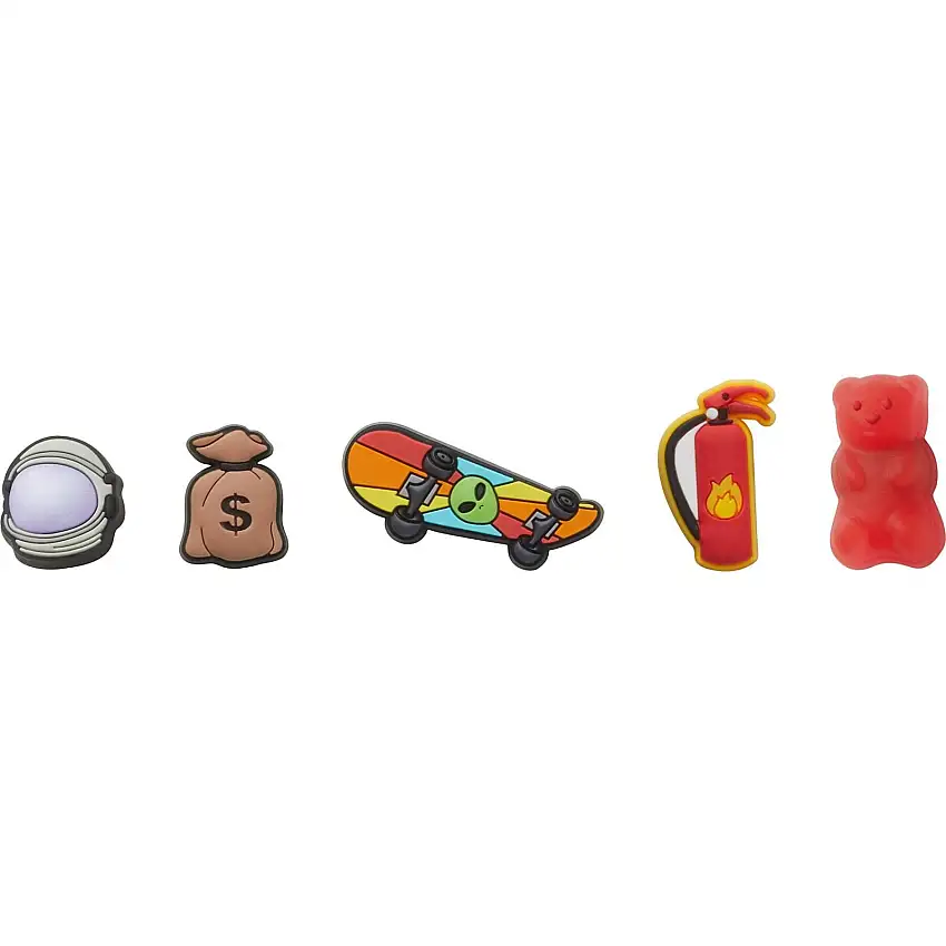 Set di 5 clip jibbitz Crocs The Dude