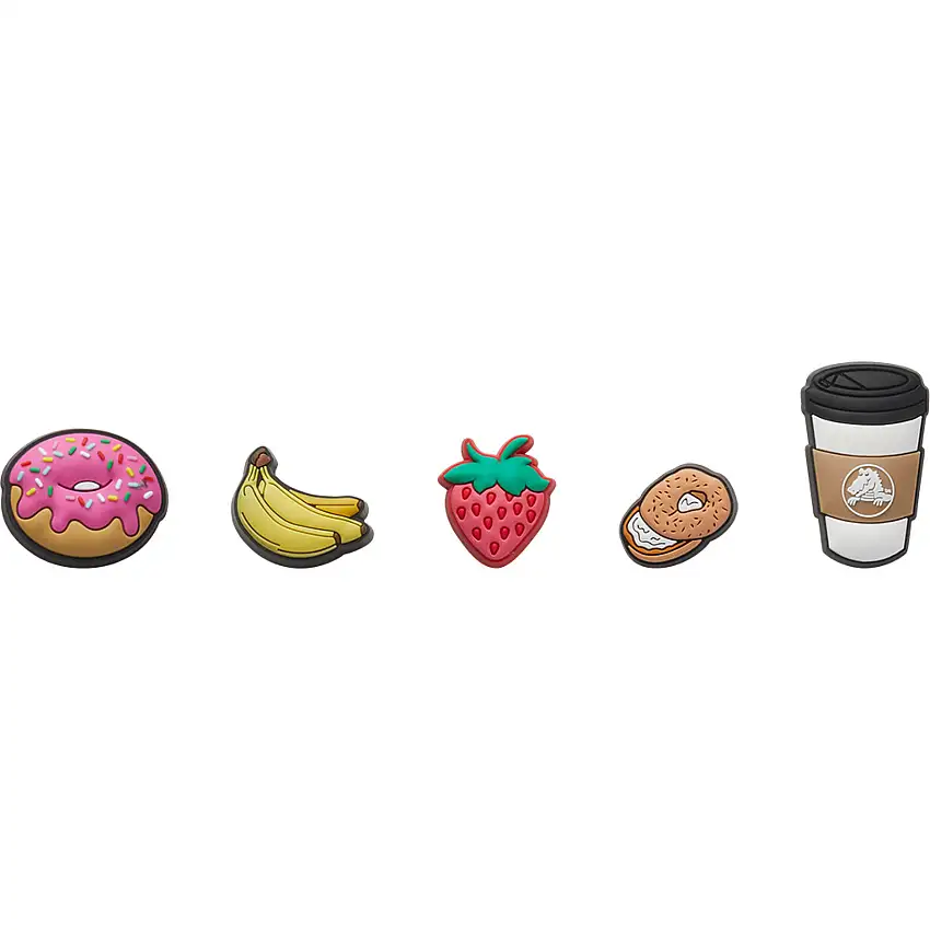 Set di 5 clip jibbitz Crocs Breakfast