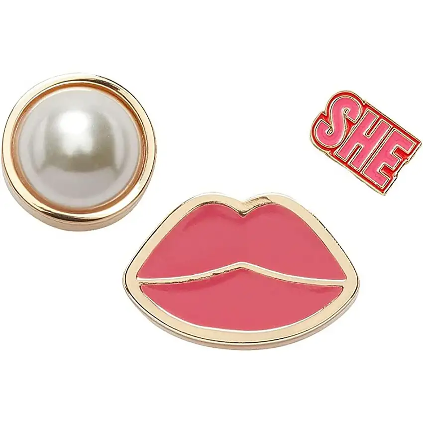 Set di 3 clip jibbitz Crocs Pink Elevated