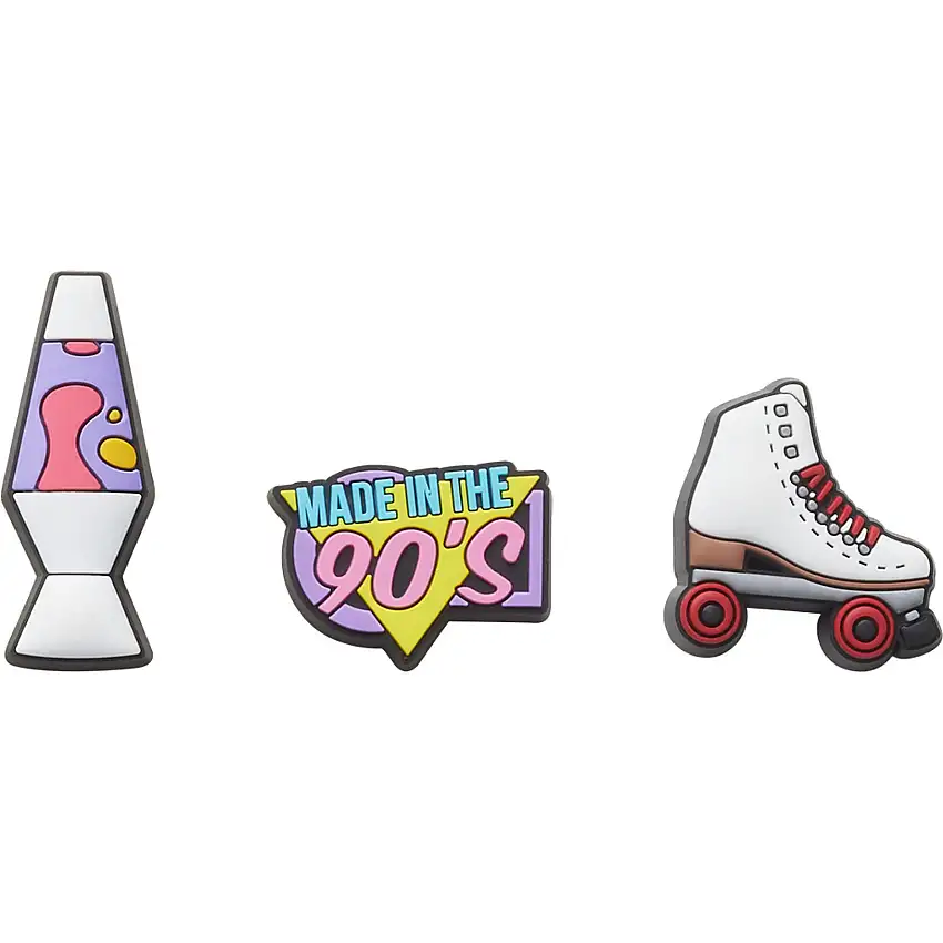 Set di 3 clip jibbitz Crocs 90s Symbols