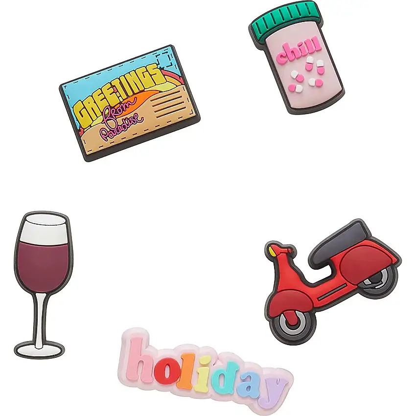 Set di 5 clip jibbitz Crocs Jet Setter