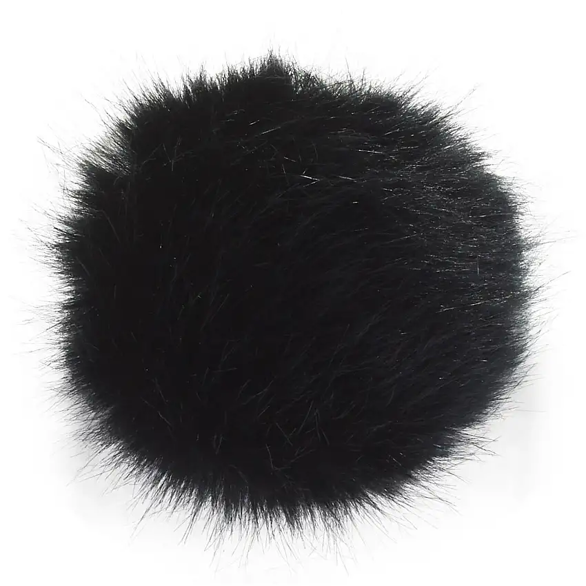 Clip jibbitz Crocs Black Puff Ball