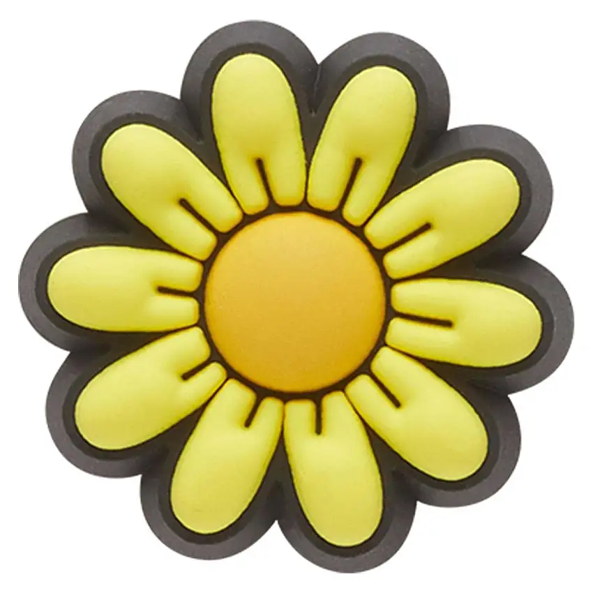Clip jibbitz Crocs Yellow Daisy