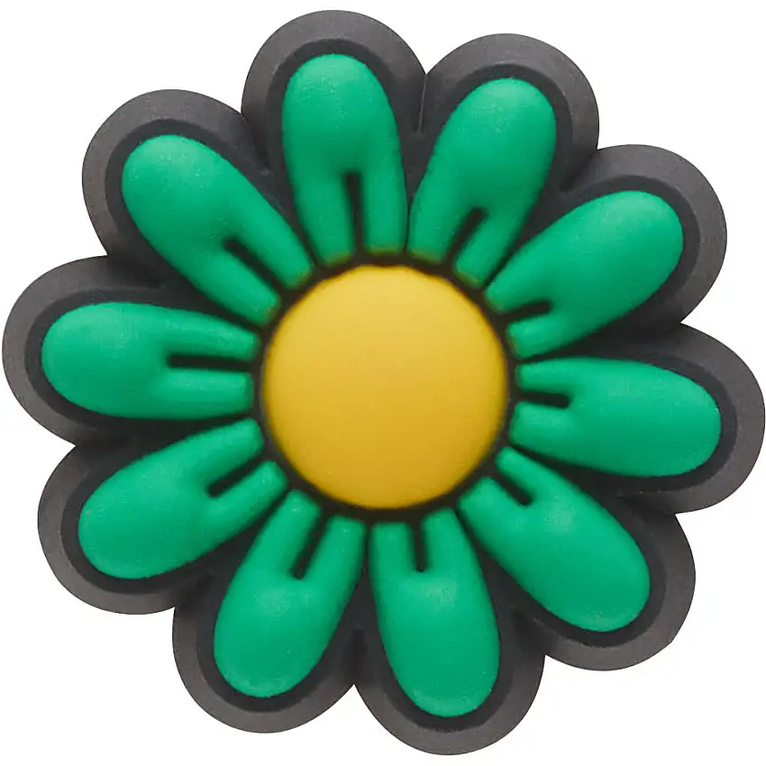 Clip jibbitz Crocs Green Daisy