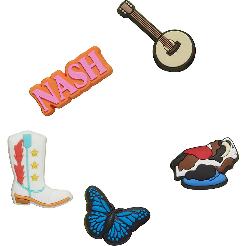 Set di 5 clip jibbitz Crocs NashvilleWndrlstClctn