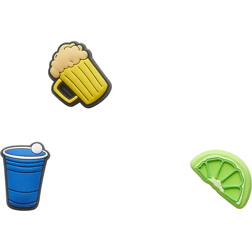 Set di 3 clip jibbitz Crocs Happy Cheers