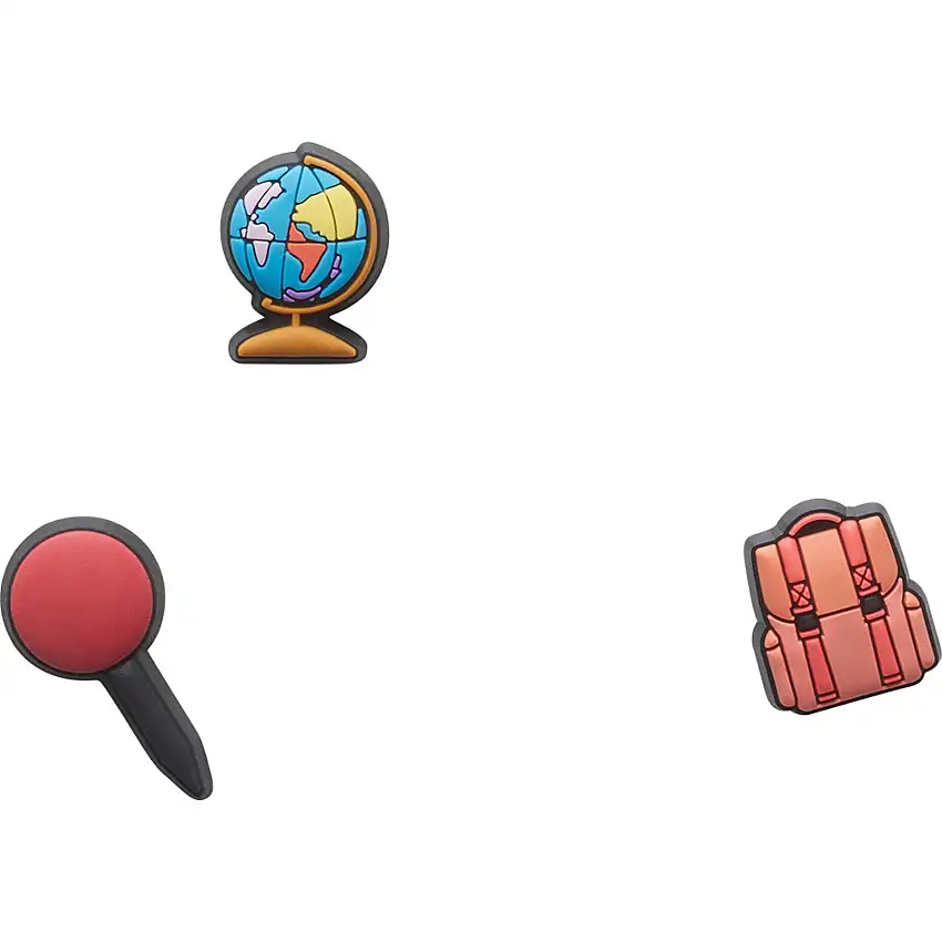 Set di 3 clip jibbitz Crocs All Around The World