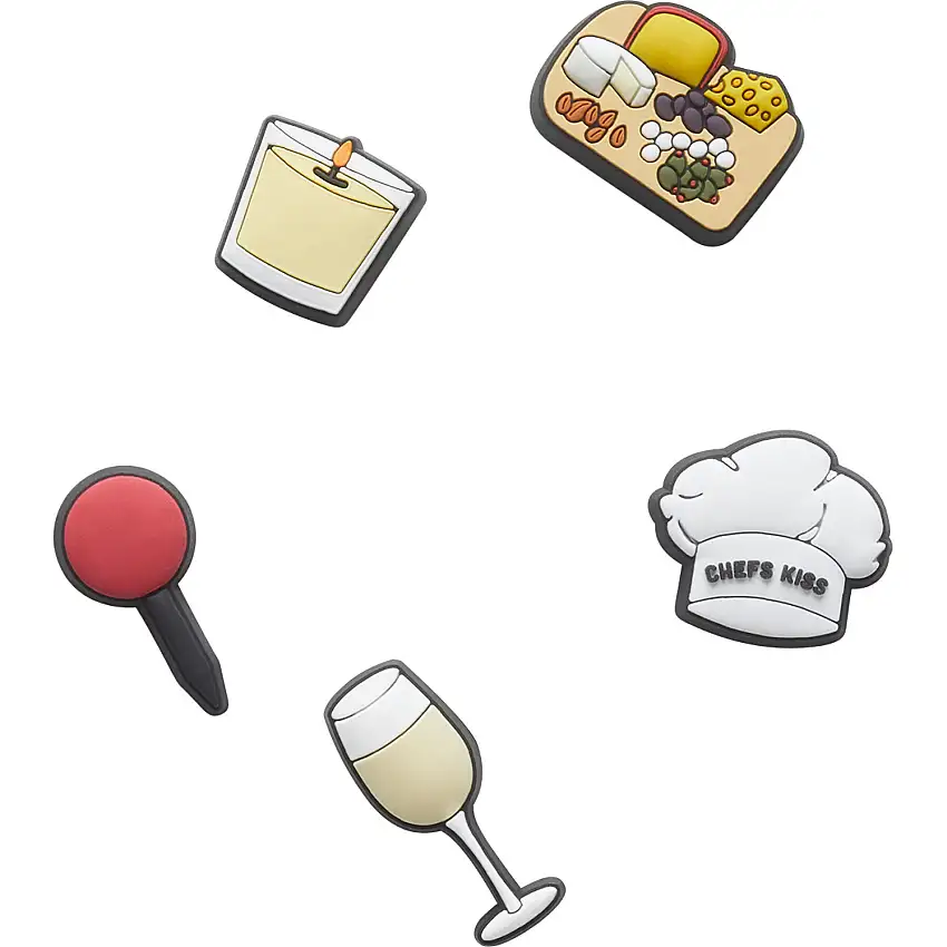 Set di 5 clip jibbitz Crocs All Around The World