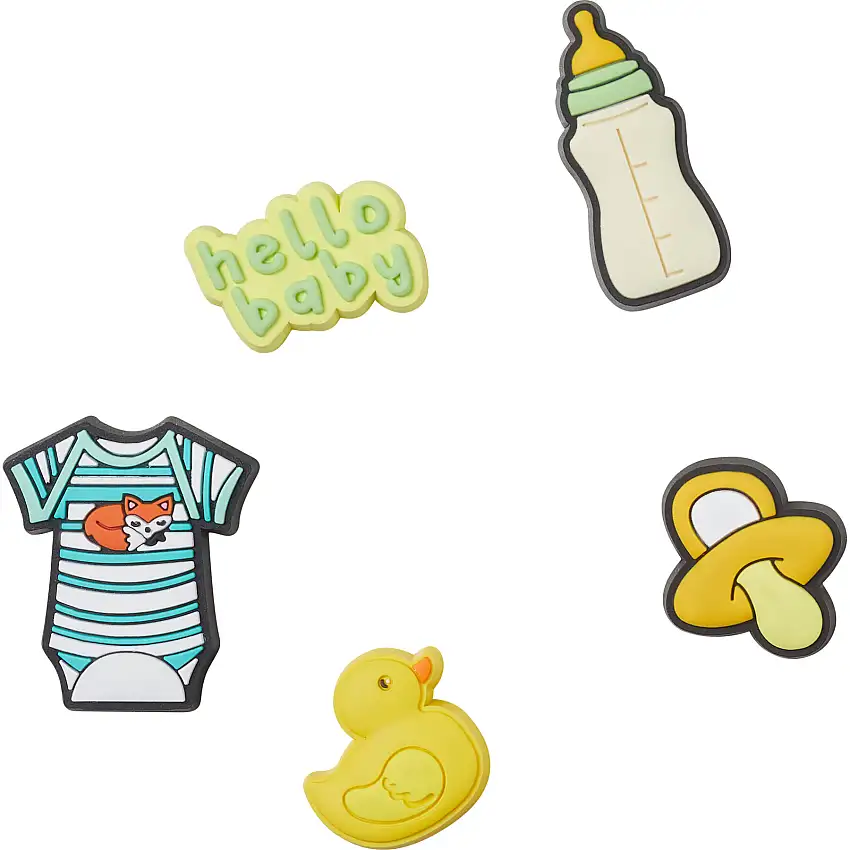 Set di 5 clip jibbitz Crocs Baby Boom