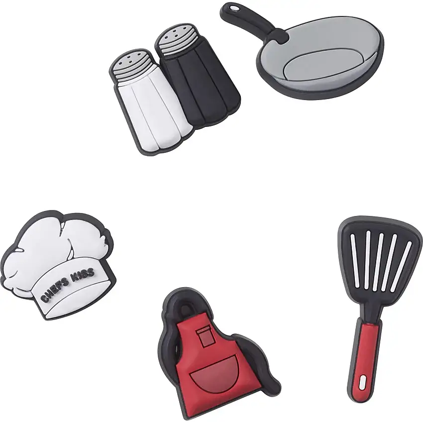 Set di 5 clip jibbitz Crocs Chef