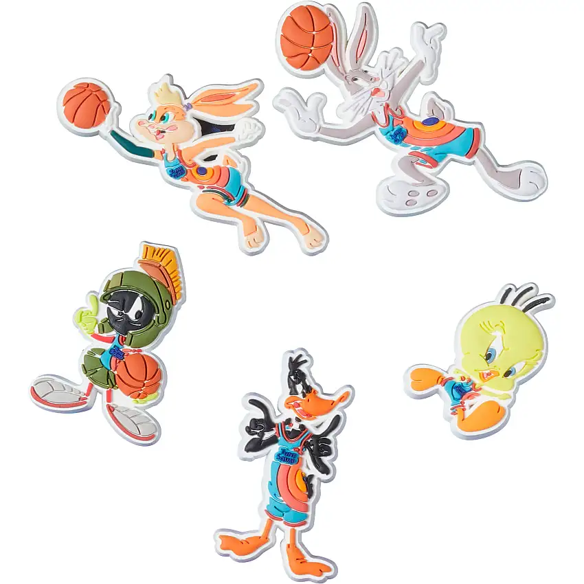 Set di 5 clip jibbitz Crocs Space Jam 2 Character