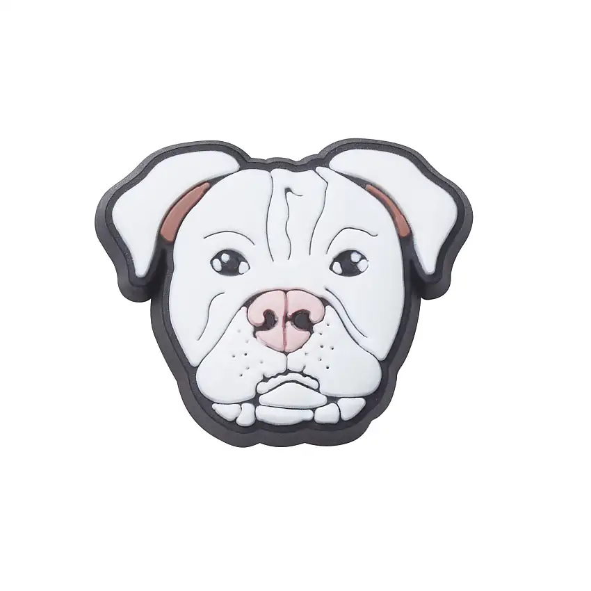 Clip jibbitz Crocs White Pitbull