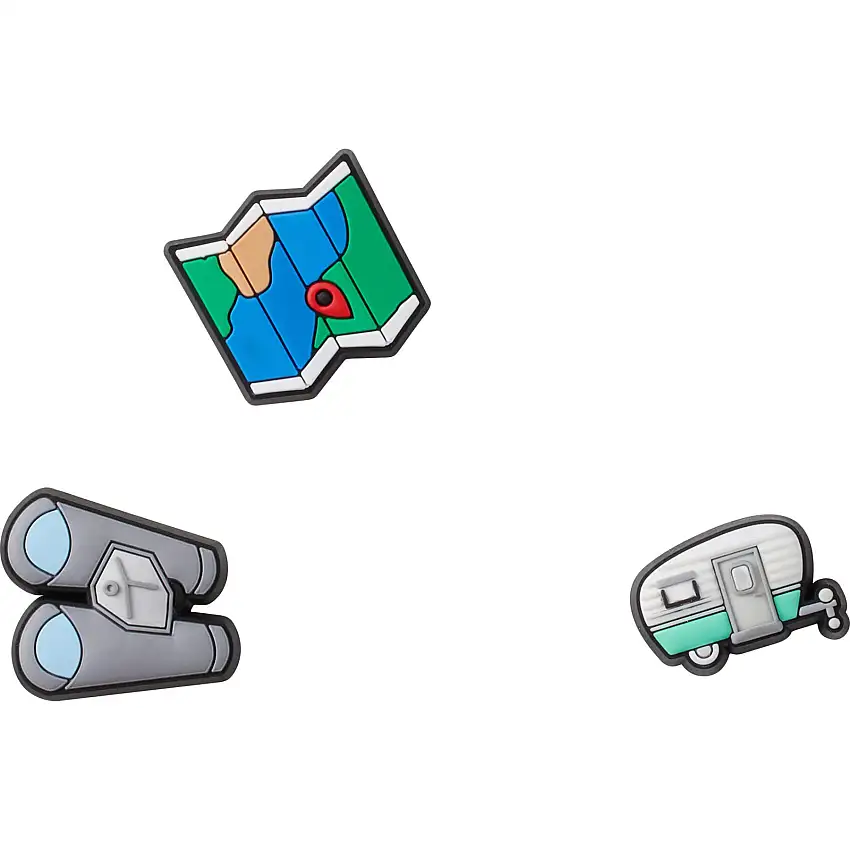 Set di 3 clip jibbitz Crocs On the Lookout