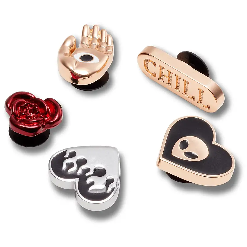 Set di 5 clip jibbitz Crocs Elevated Chill