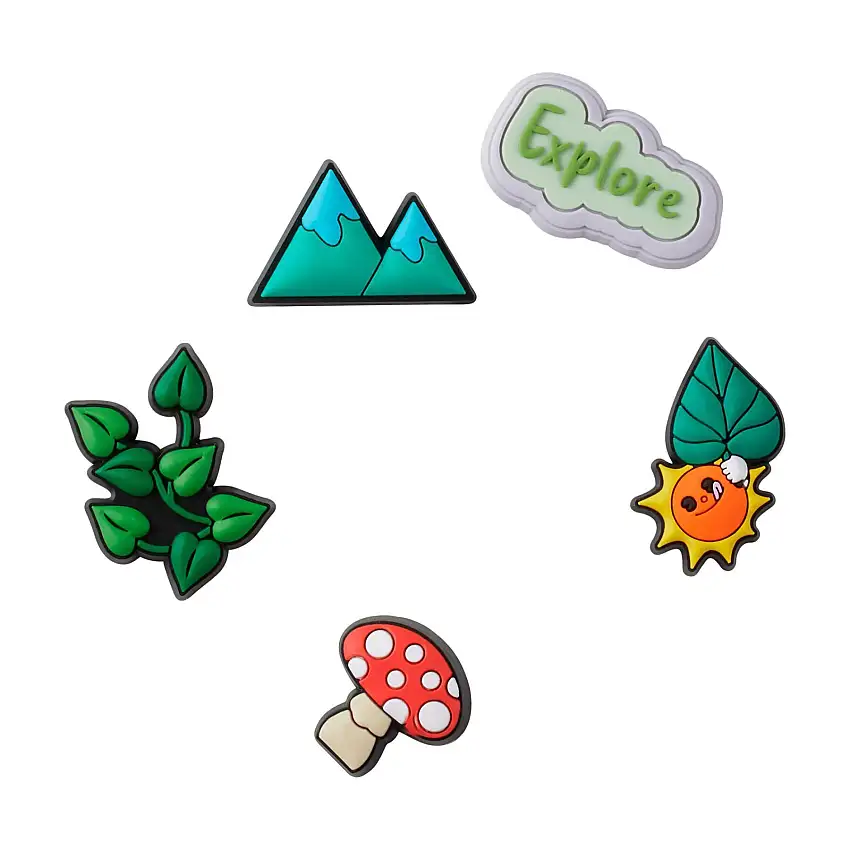 Set di 5 clip jibbitz Crocs Explore