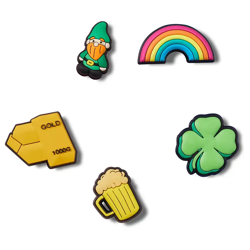 Set di 5 clip jibbitz Crocs St. Patricks Day