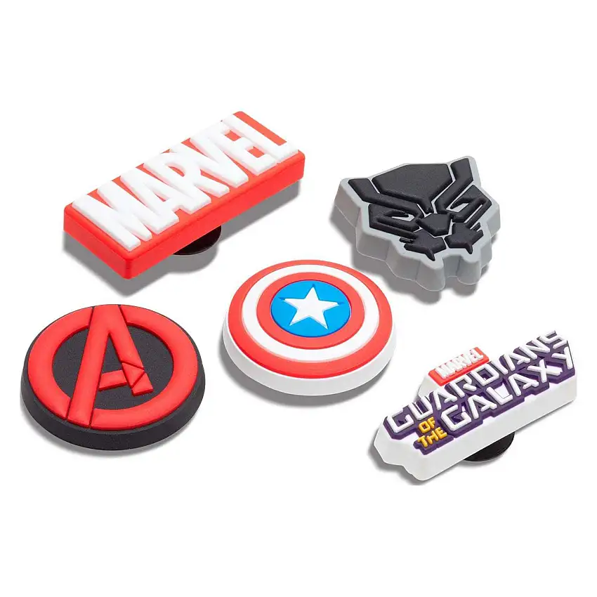 Set di 5 clip jibbitz Crocs Marvel
