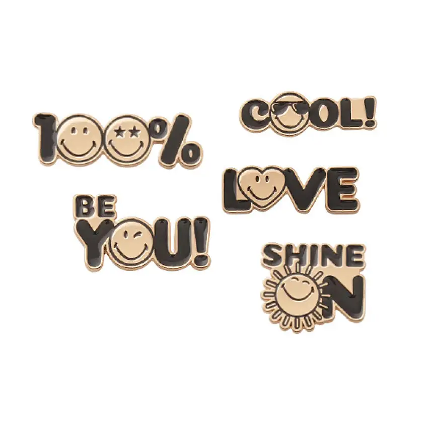 Set di 5 clip jibbitz Crocs Elevated Smiley