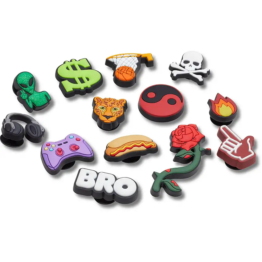 Set di 13 clip jibbitz Crocs Dandy Dude 1