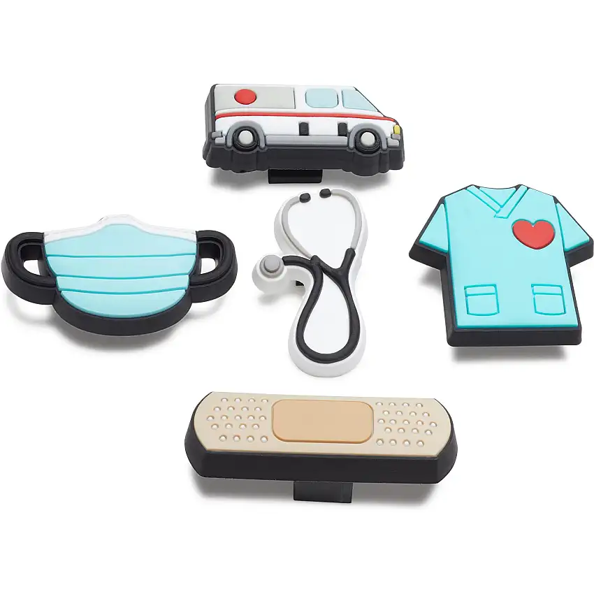 Set di 5 clip jibbitz Crocs MedicalStaffLceBacker