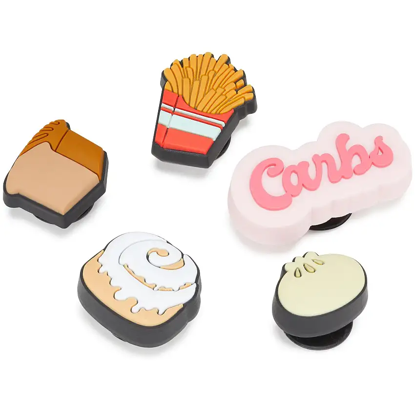Set di 5 clip jibbitz Crocs Love Carbs
