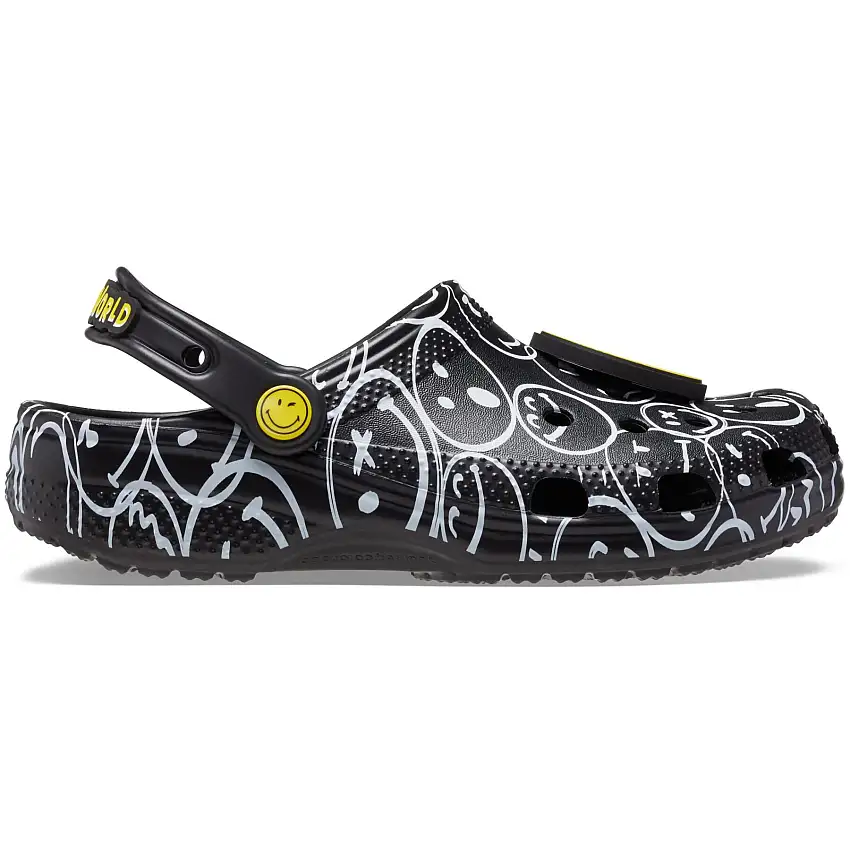 Zoccoli Crocs Classic Smiley World Charm
