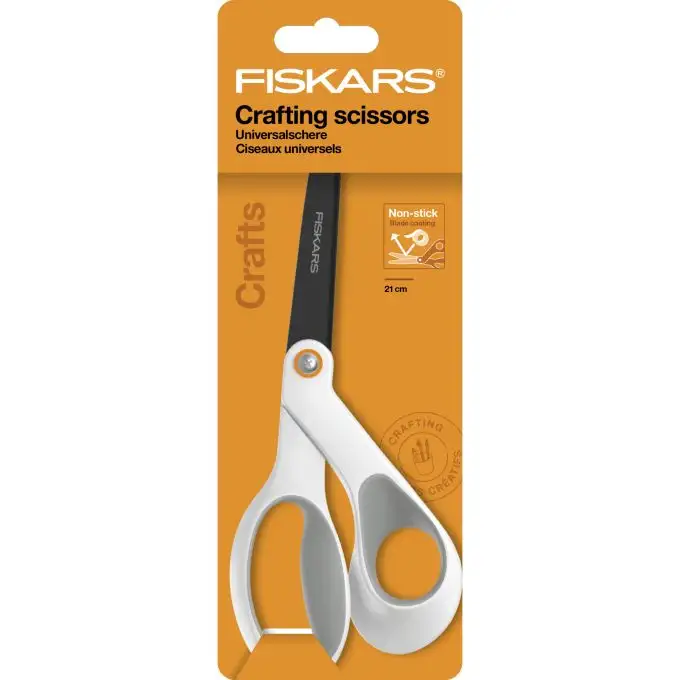 Forbici softgrip titanio antiaderenti 21 cm - Fiskars