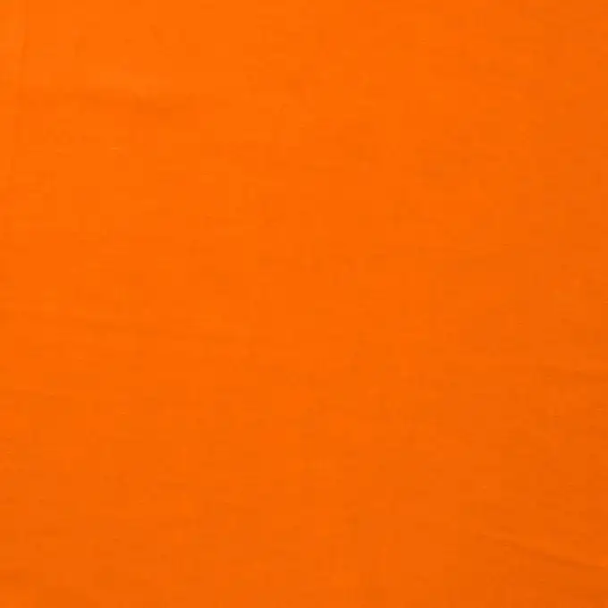 Tessuto voile lino morbido unito arancione