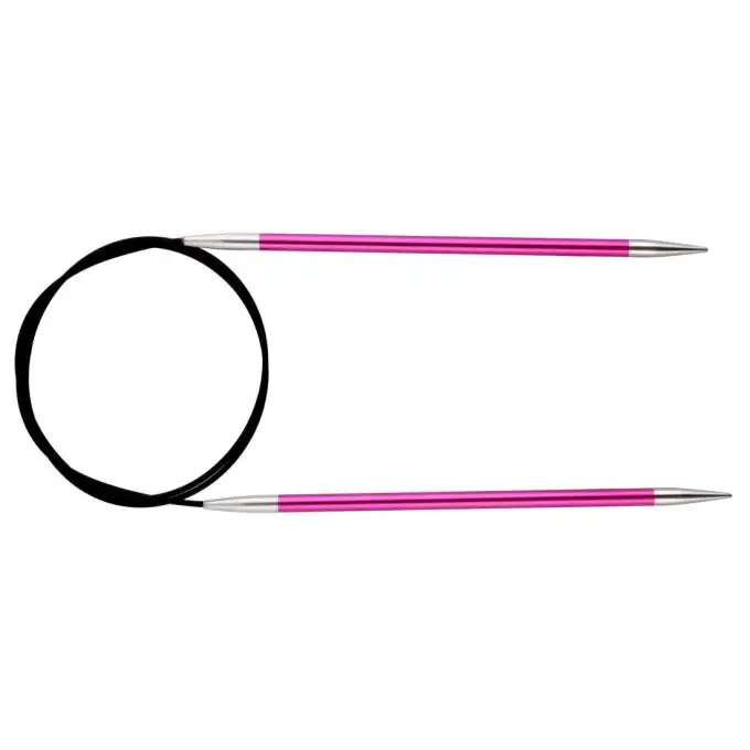 Aghi da maglia circolari fissi Zing 60 cm x 2.5 mm - Knit Pro