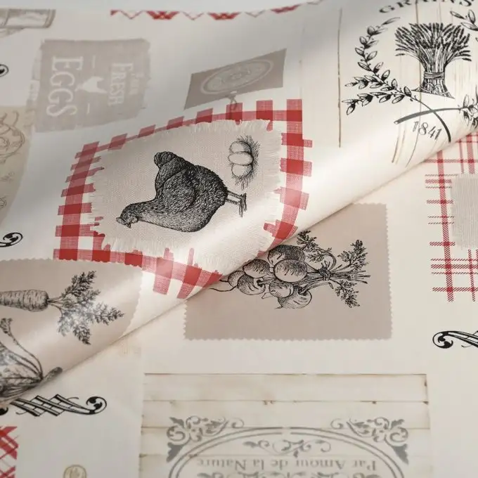 Tovaglia cerata Undo rossa