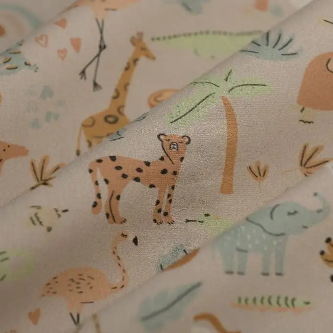 Tessuto popeline cotone arco verde