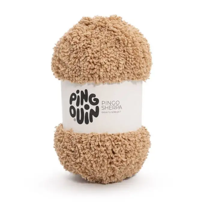 Palla di lana Pingo sherpa cammello Pingouin