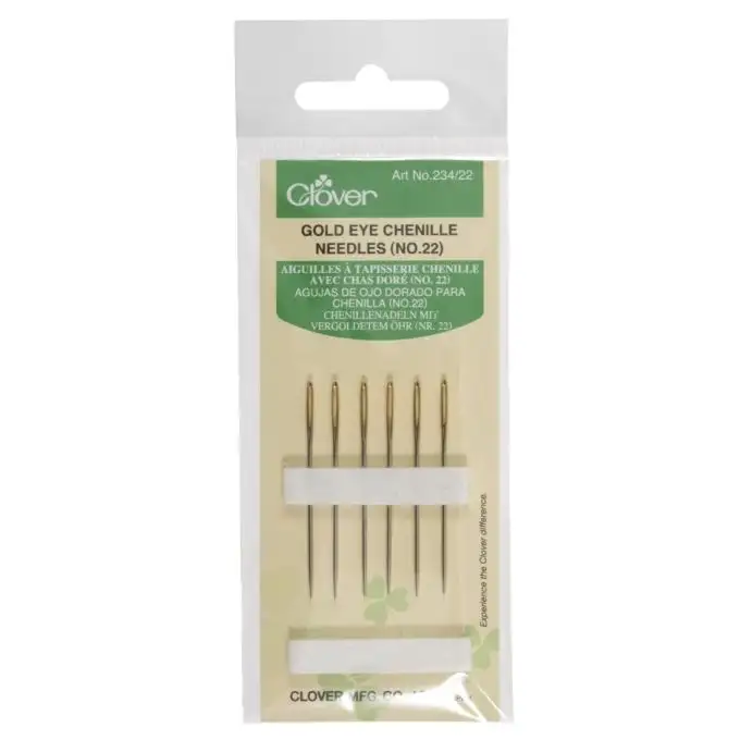 Ago tapisserie chenille occhio d'oro n° 22 x6 - Clover