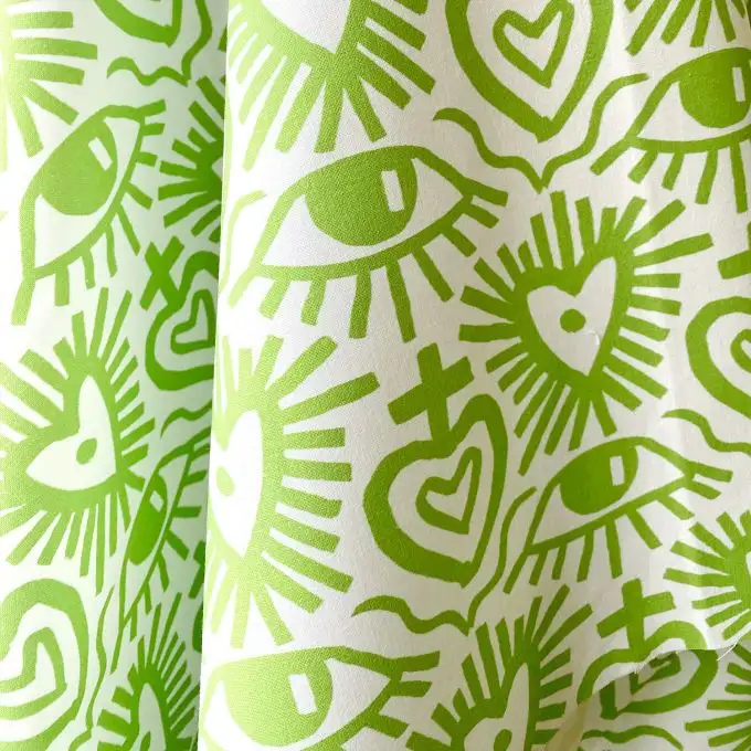 EXVOTO VERDE POPELINE TOILE AL METRO