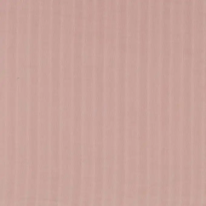 Tessuto voile di cotone a rete rigato rosa blush